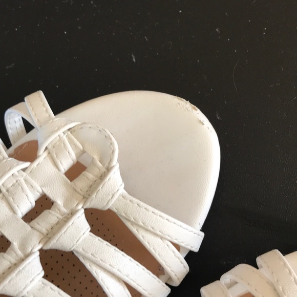 GUC Comfortview white wedge cage sandal - Picture 5 of 6